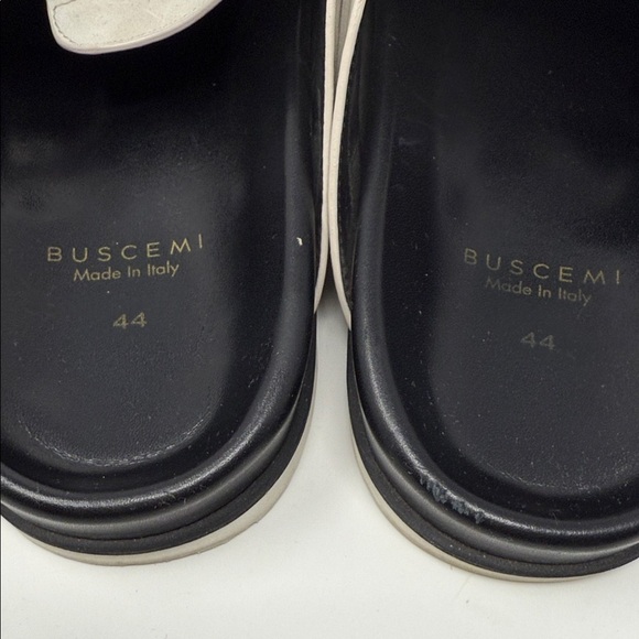 Buscemi White Slip-On Loafers
